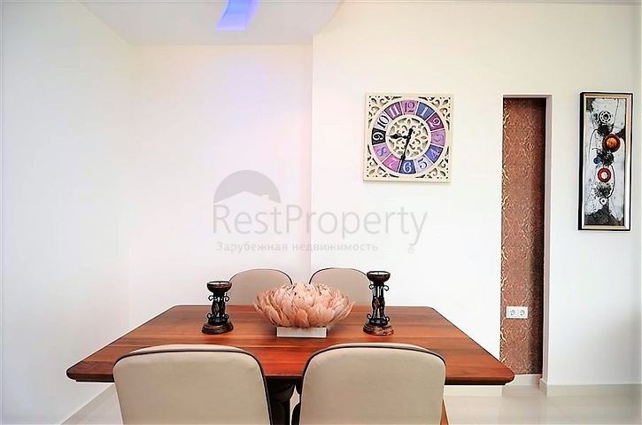 غرفتين وصالة فاخرة في اول صف على البحر ضمن مهموتلار / الانيا 