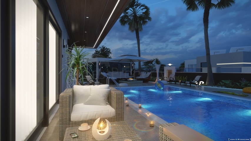 مجمع فلل حديث في الانيا - منطقة كارجي جاك 