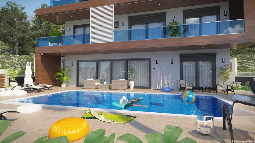 مجمع فلل حديث في الانيا - منطقة كارجي جاك 