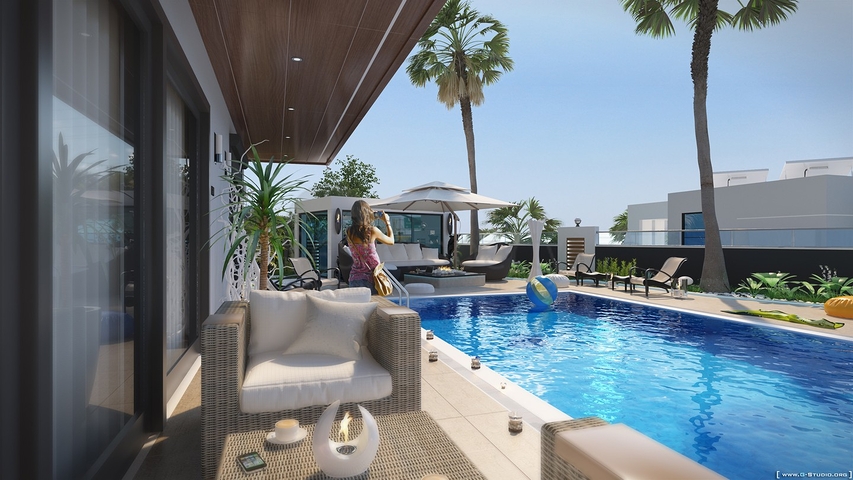 مجمع فلل حديث في الانيا - منطقة كارجي جاك 