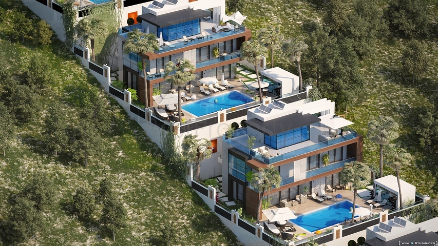 مجمع فلل حديث في الانيا - منطقة كارجي جاك 