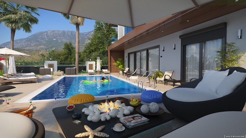 مجمع فلل حديث في الانيا - منطقة كارجي جاك 