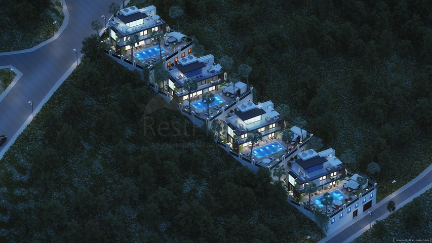 مجمع فلل حديث في الانيا - منطقة كارجي جاك 