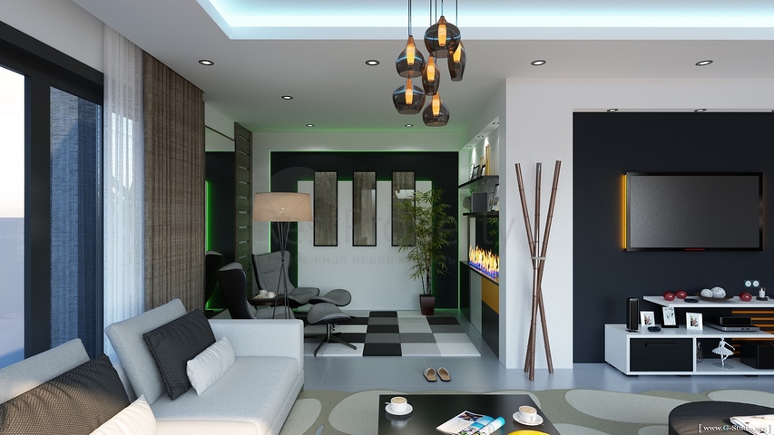 اطلالة بحر - فيلا بتصميم حديث - مستقلة في كارجي جاك / الانيا 