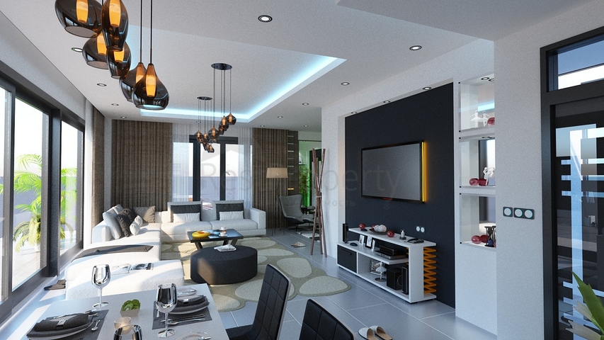 اطلالة بحر - فيلا بتصميم حديث - مستقلة في كارجي جاك / الانيا 