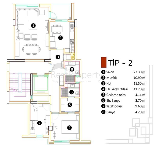 مشروع عالي الجودة في مركز المدينة أنطاليا مرادباشا