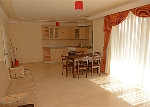 شقة غرفتين وصالة مؤثثة في مهموتلار / الانيا