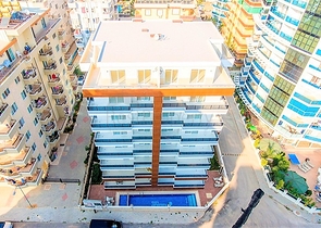 شقة غرفة نوم وصالة ضمن مجمع سكني قريب من البحر في مهموتلار / الانيا 