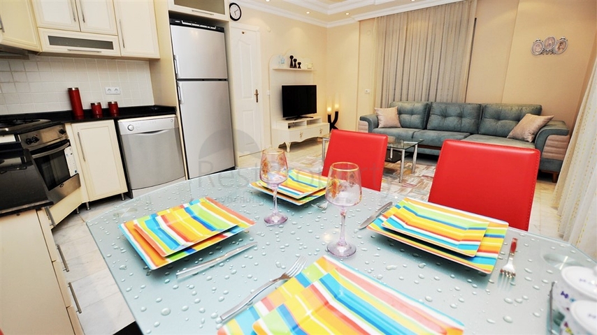 شقة غرفتين وصالة مؤثثة في مهموتلار / الانيا