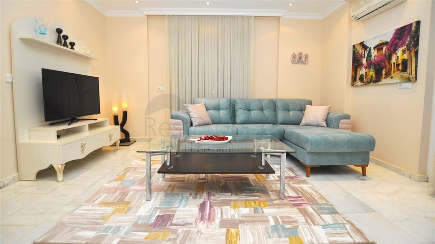 شقة غرفتين وصالة مؤثثة في مهموتلار / الانيا