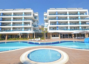 شقة غرفة وصالة في مجمع حديث ضمن منطقة اوبا 