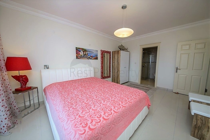 شقة غرفتي نوم وصالة ضمن مجمع سكني مريح في مهموتلار / الانيا