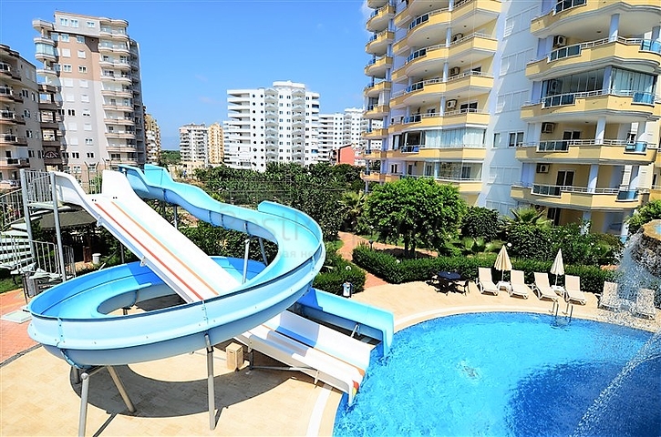 شقة غرفتي نوم وصالة ضمن مجمع سكني مريح في مهموتلار / الانيا