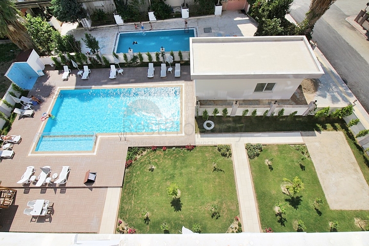 شقة غرفتي نوم وصالة ضمن مجمع سكني قريب من البحر في مهموتلار / الانيا