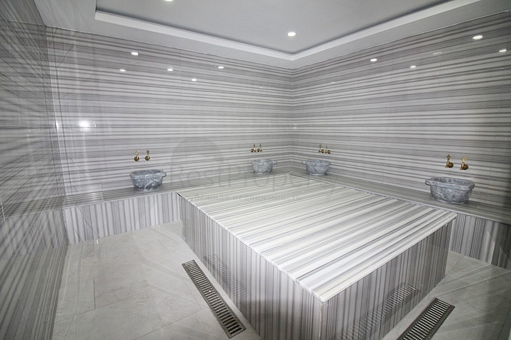 شقة غرفتي نوم وصالة ضمن مجمع سكني قريب من البحر في مهموتلار / الانيا