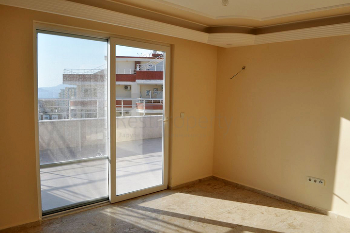 دوبلكس باطلالة بحرية - 4 غرف وصالة - مهموتلار / الانيا 