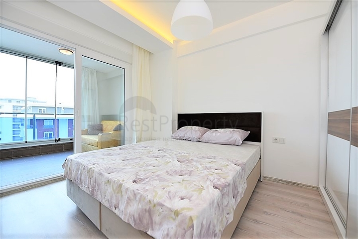 ضمن مجمع فاخر - شقة مفروشة - غرفة وصالة في منطقة مهوتلار / الانيا 