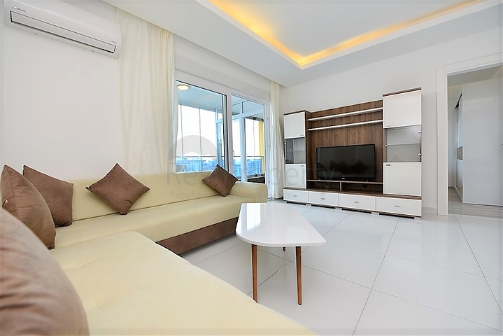 ضمن مجمع فاخر - شقة مفروشة - غرفة وصالة في منطقة مهوتلار / الانيا 