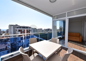 ضمن مجمع فاخر - شقة مفروشة - غرفة وصالة في منطقة مهوتلار / الانيا 