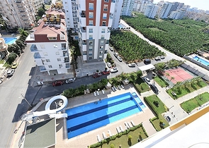 ضمن مجمع فاخر - شقة مفروشة - غرفة وصالة في منطقة مهوتلار / الانيا 