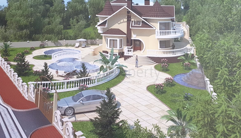 أرض 11.5 فدان للبيع مع مشروع منتهى فيلا في جوينوك