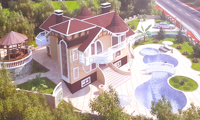 أرض 11.5 فدان للبيع مع مشروع منتهى فيلا في جوينوك