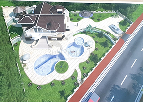 أرض 11.5 فدان للبيع مع مشروع منتهى فيلا في جوينوك