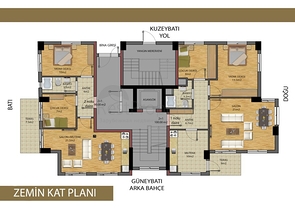 مجمع جاهز في وسط مدينة أنطاليا