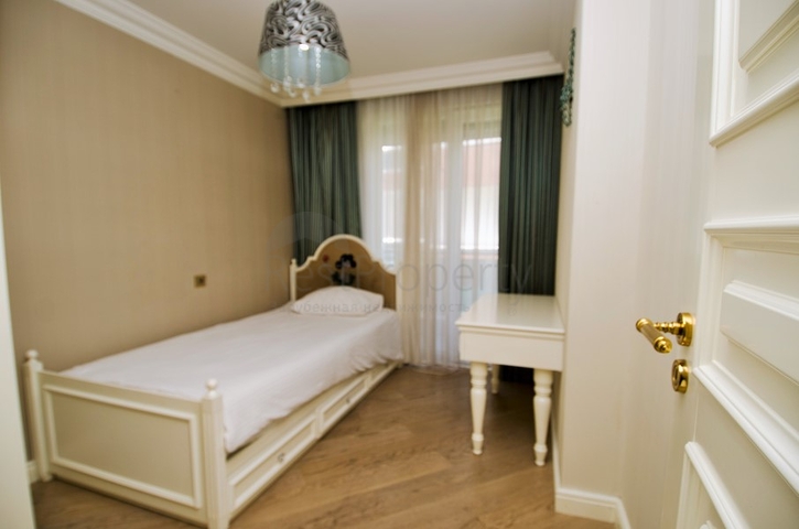 شقة 2 + 1 مع أثاث في مجمع نظام فندقي في أنطاليا