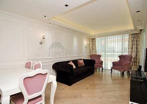 شقة 2 + 1 مع أثاث في مجمع نظام فندقي في أنطاليا