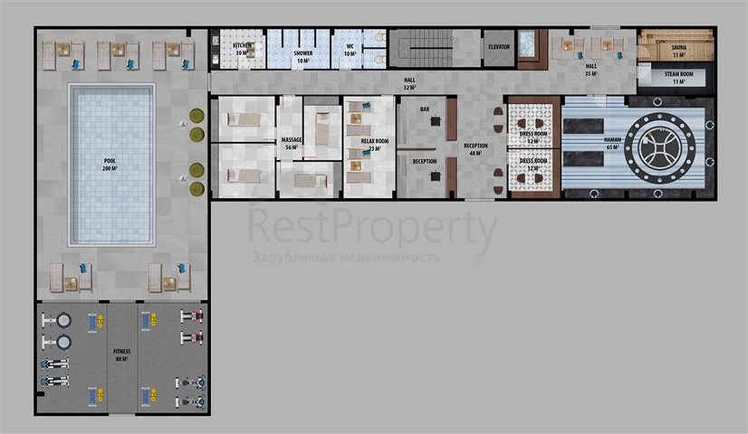 مجمع سكني حديث قريب من البحر في كاستل / الانيا 