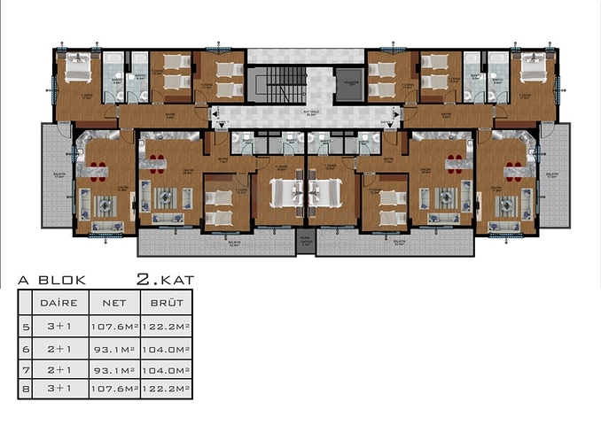 مجمع سكني حديث قريب من البحر في كاستل / الانيا 