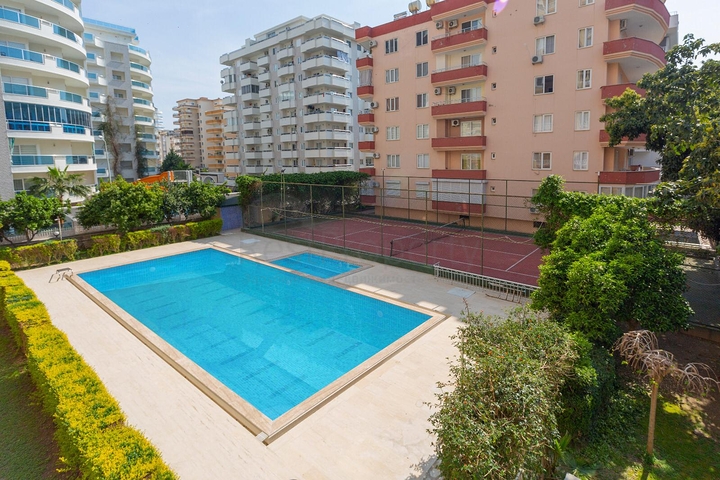 شقة غرفتين وصالة - مطبخ منفصل - مفروشة - في مهموتلار / الانيا 