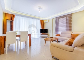 شقة غرفتين وصالة - مطبخ منفصل - مفروشة - في مهموتلار / الانيا 