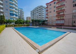 شقة غرفتين وصالة - مطبخ منفصل - مفروشة - في مهموتلار / الانيا 