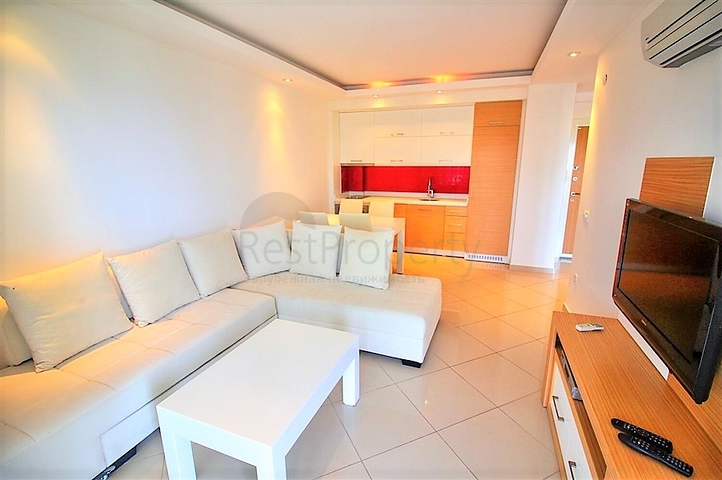 اطلالة بحرية مباشرة _ شقة مفروشة ضمن مجمع سكني فخم في كاستل / الانيا 