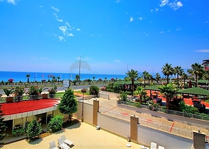 اطلالة بحرية مباشرة _ شقة مفروشة ضمن مجمع سكني فخم في كاستل / الانيا 