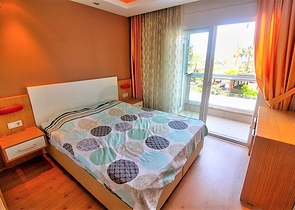 اطلالة بحرية مباشرة _ شقة مفروشة ضمن مجمع سكني فخم في كاستل / الانيا 