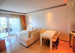 اطلالة بحرية مباشرة _ شقة مفروشة ضمن مجمع سكني فخم في كاستل / الانيا 