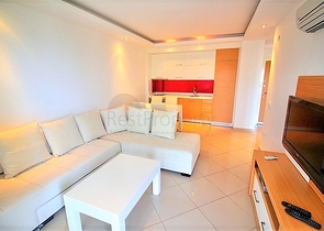 اطلالة بحرية مباشرة _ شقة مفروشة ضمن مجمع سكني فخم في كاستل / الانيا 