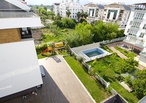 بنتهاوس واسع 4 + 2 في منطقة النخبة في أنجالي أنطاليا