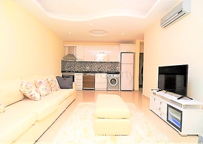 شقة مؤثثة ضمن مجمع سكني قريب من الشاطئ في مهموتلار- الانيا