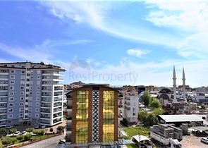 غرفة نوم وصالة ضمن مجمع سكني جانب مركز التسوق في جيكجيلي _ الانيا 