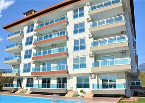 شقق اطلالة بحر في الانيا - دوبلكس غرفتين وصالة في كاستل / الانيا 