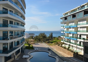 شقة فاخرة باطلالة بحرية ضمن مجمع سكني خمس نجوم في كار جي جاك / الانيا 