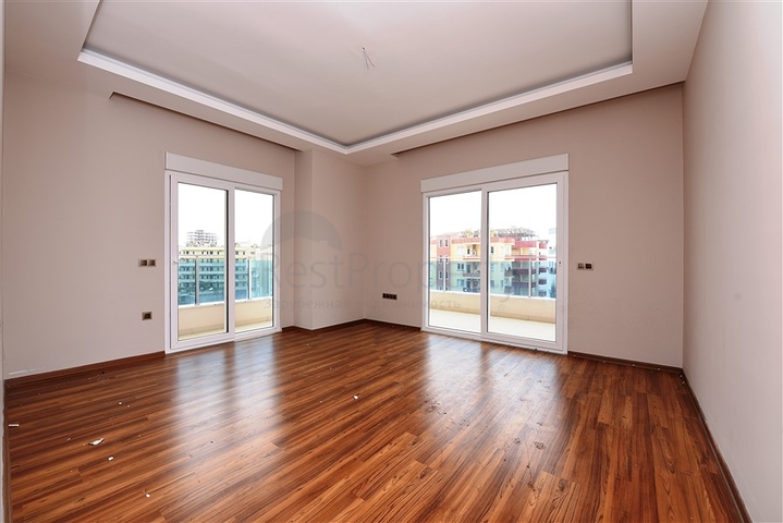 شقة قريبة من البحر - تصميم غرفتين وصالة ضمن مجمع سكني جديد في مهموتلار / الانيا 