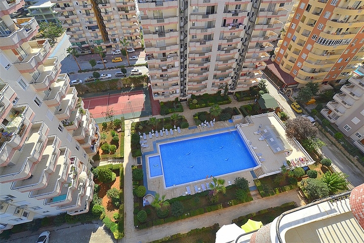 شقة ثلاث غرف وصالة دوبلكس مؤثثة - ضمن مجمع سكني في مهموتلار / الانيا 