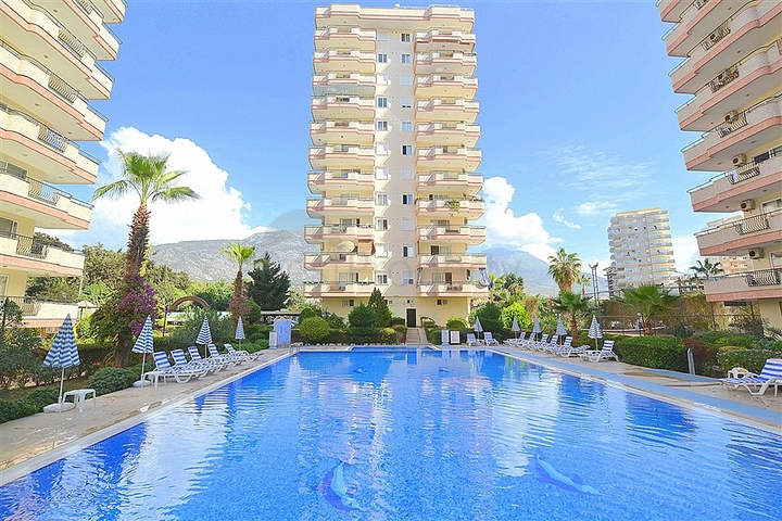 شقة ثلاث غرف وصالة دوبلكس مؤثثة - ضمن مجمع سكني في مهموتلار / الانيا 