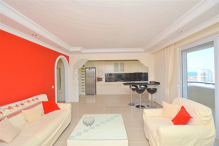 شقة ثلاث غرف وصالة دوبلكس مؤثثة - ضمن مجمع سكني في مهموتلار / الانيا 