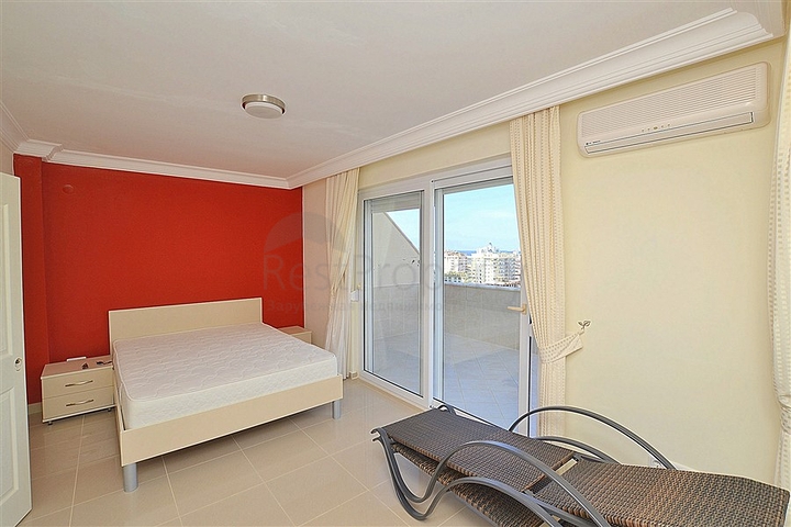 شقة ثلاث غرف وصالة دوبلكس مؤثثة - ضمن مجمع سكني في مهموتلار / الانيا 